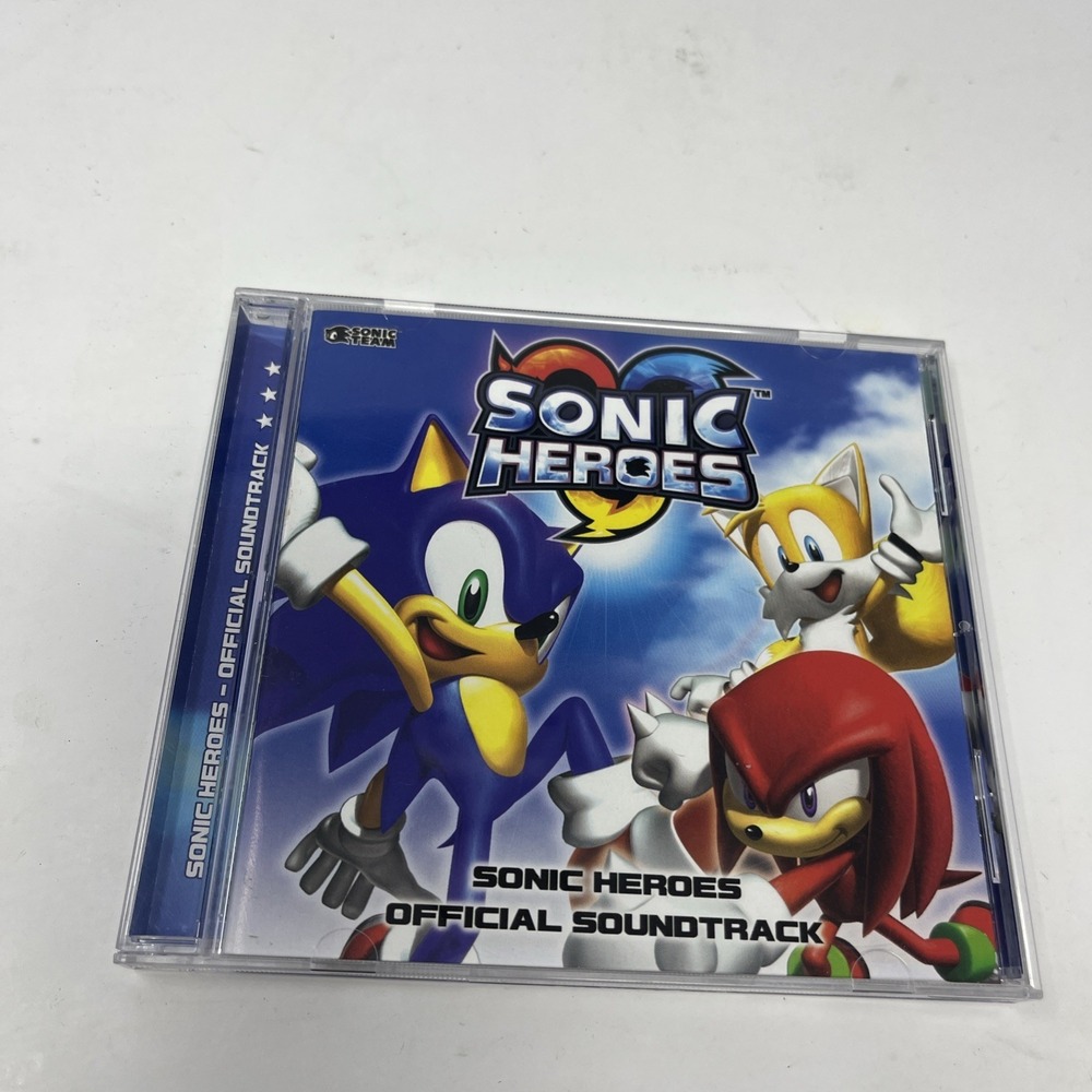 SONIC HEROES CD OFFICIAL SOUNDTRACK 2003 Geneon Pioneer Sega